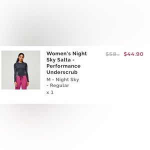 Figs Night Sky Salta Longsleeve Underscrub